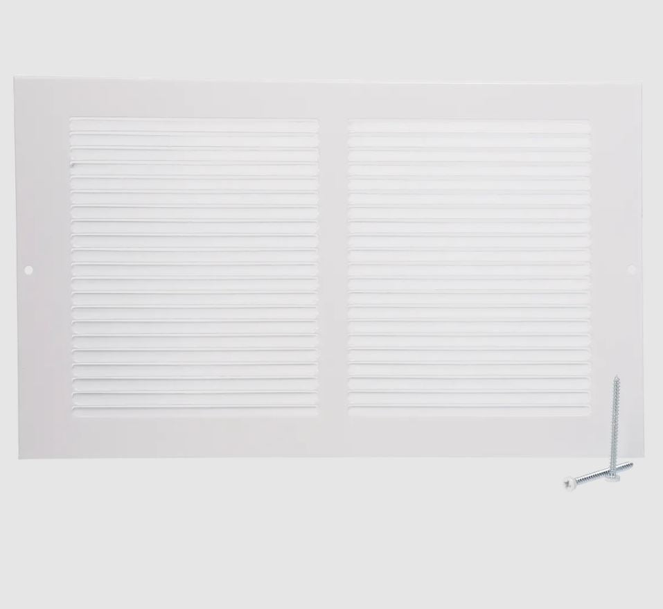 14X6 BASEBOARD RETURN GRILL WHITE