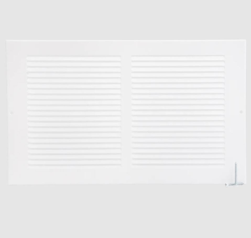 12x6"WHT SIDEWALL GRILL