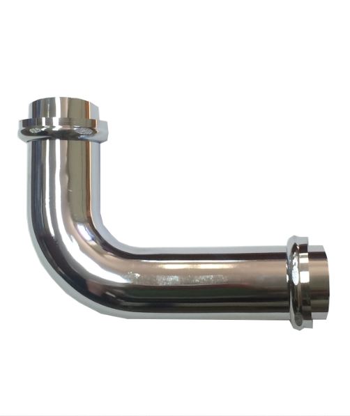 2"x5"x7" FLUSH ELBOW CHR.