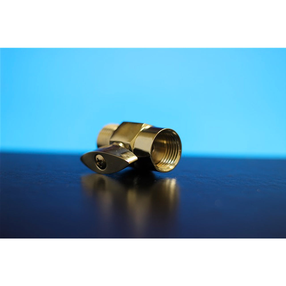 CHROME PLATED SHOWER CUT OFF VALVE