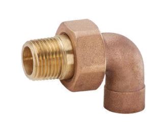 *1" RADIATOR UNION ELBOW ELBOW NUT & TAILPIECE/BRASS