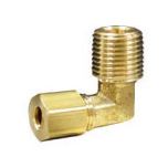 <C> 1/2" COMP x 3/8" MIP 90 ELLEAD FREE