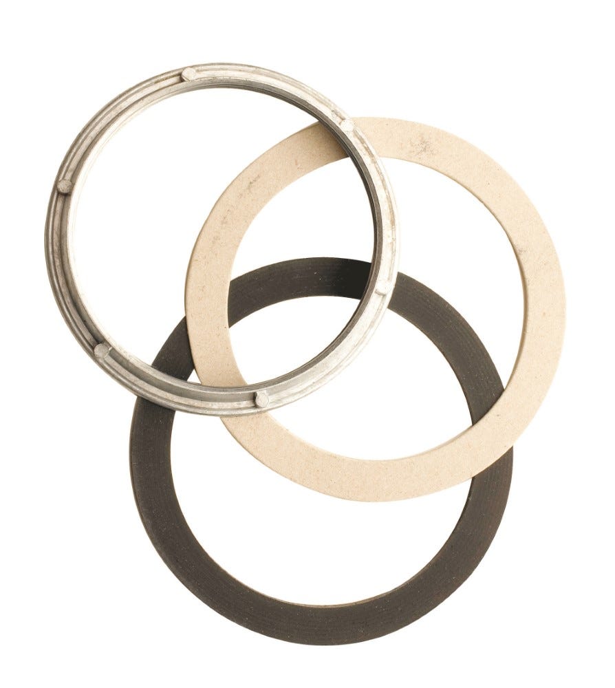 STRAINER LOCKNUT/WASHERS LOCKNUT W/WASHER & MTL RING
