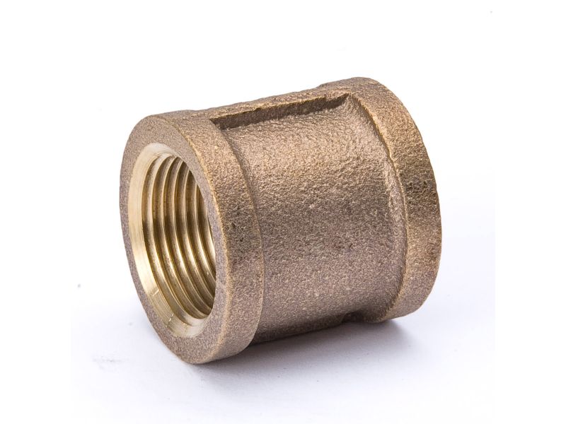 11/2"COUPLING RED-BRASS 5/25