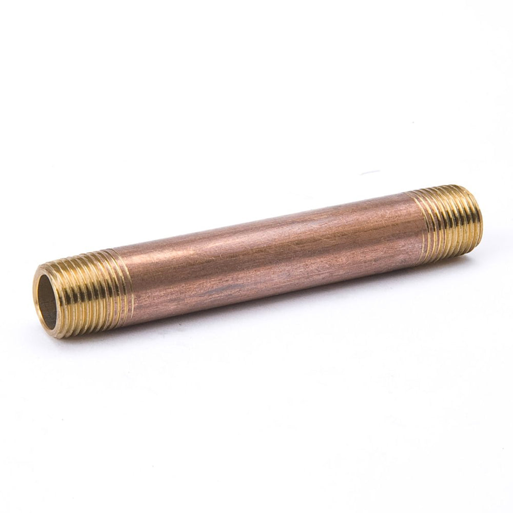 1/2-IN. X 2-1/2-IN. NO-LEAD RED BRASS NIPPLE