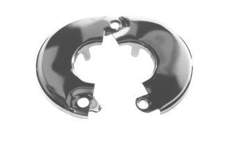 2" FLR/CEILING PLATE CHR PLT STL HINGED NO SPRING