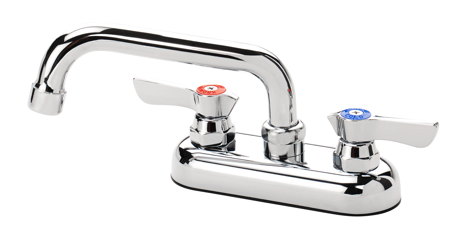 4"CENTER DECK MOUNT FAUCET 1/4TURN CERAMIC VALVES 6"SPT