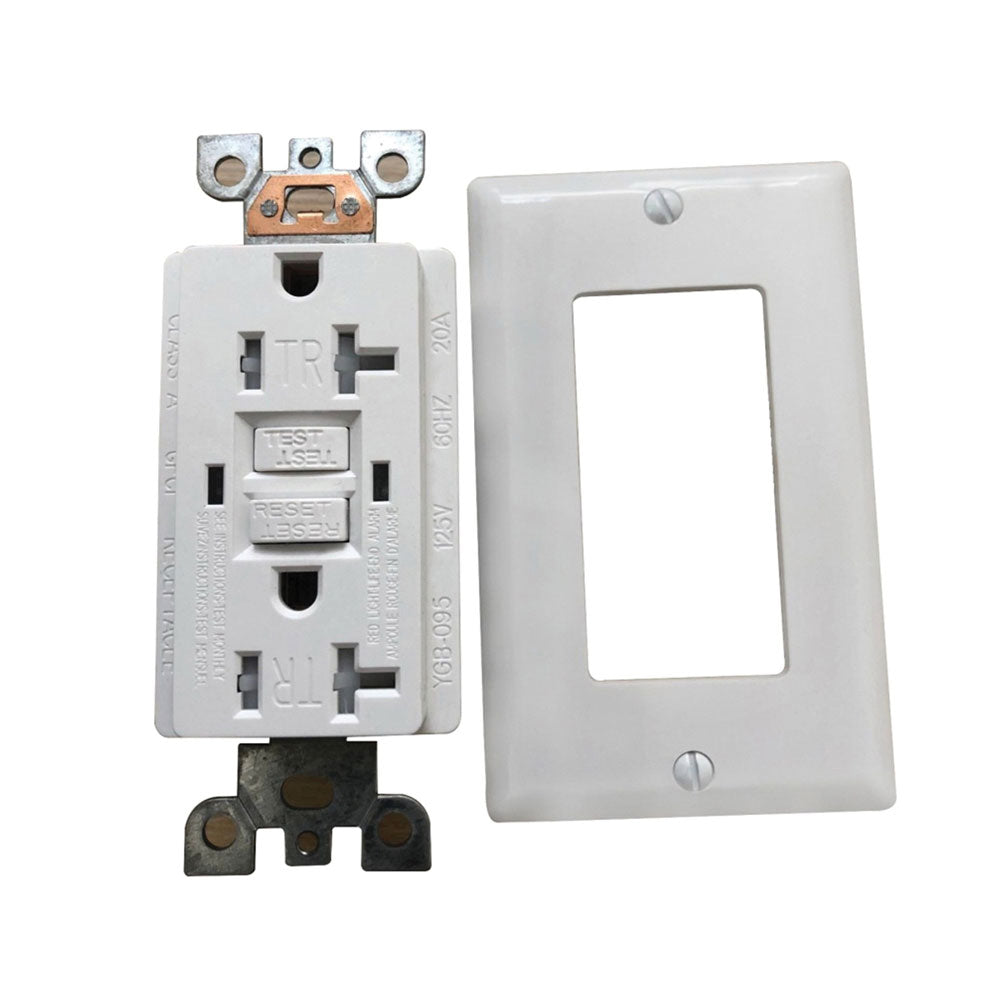 GFCI RECEPTACLE/OUTLET 20A WHITE SELF-TEST