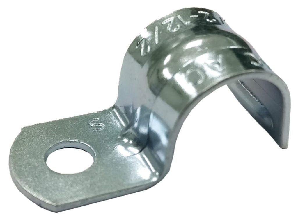 10pk 3/8"1 HOLE BX STRAP