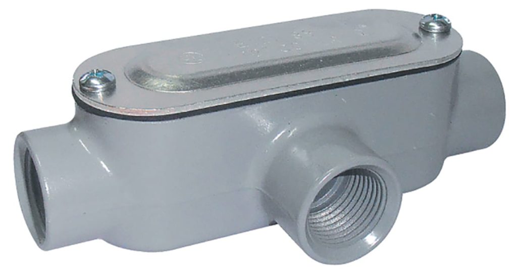 3/4"THR CONDUIT BODY-TYPE T THREADED W/COVER & GASKET