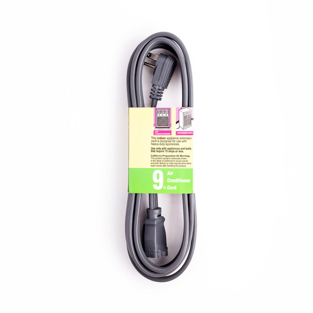 9FT.AIR CONDITIONER CORD UL 15A/125V 1875W SP-3