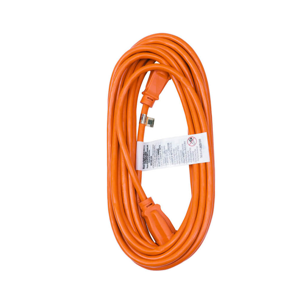 EC1625ULF, 25ft Indoor/Outdoor Grounded Extension Cord, UL Certified