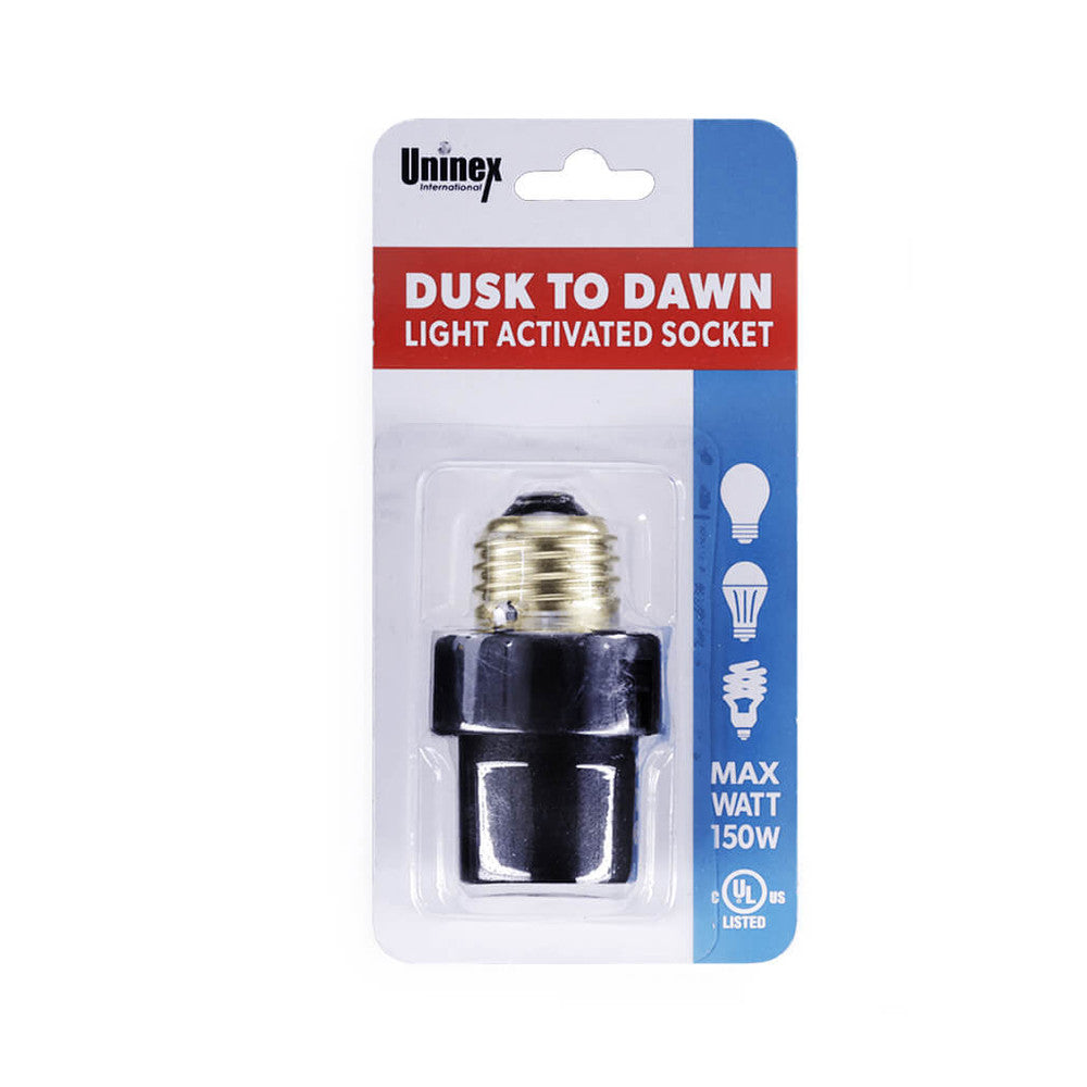 DUSK TO DAWN LIGHT ACTIVATED SOCKET AUTO CFL-LED BULB