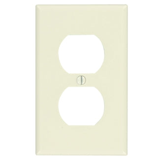 10-PACK 1 GANG DUPLEX OUTLET WALLPLATE LIGHT ALMOND