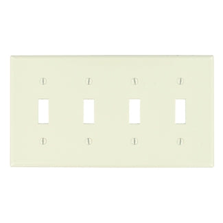 4g LA STD TOGGLE WALLPLATE LIGHT ALMOND/STD WALLPLATE