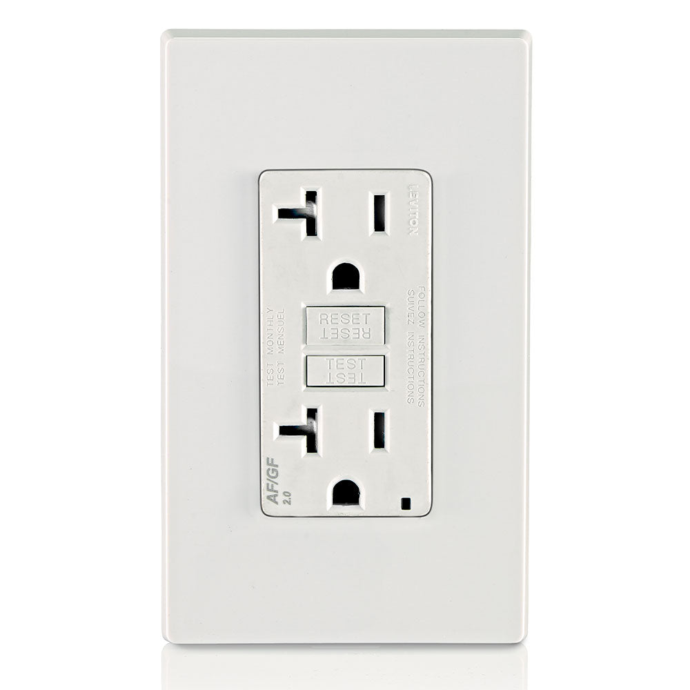 20a TR AFCI/GFCI/COMBO RECEPTLWHITE/TAMPER PROOF/COMBONATION