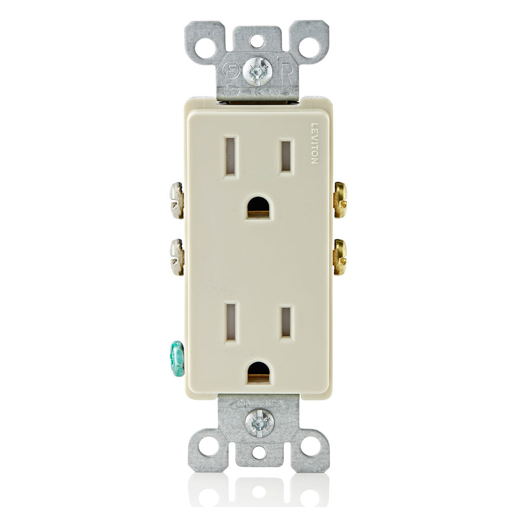15a LA TR DECO RECEPTACLE/DPLXTAMPER RESISTANT/DUPLEX/LA