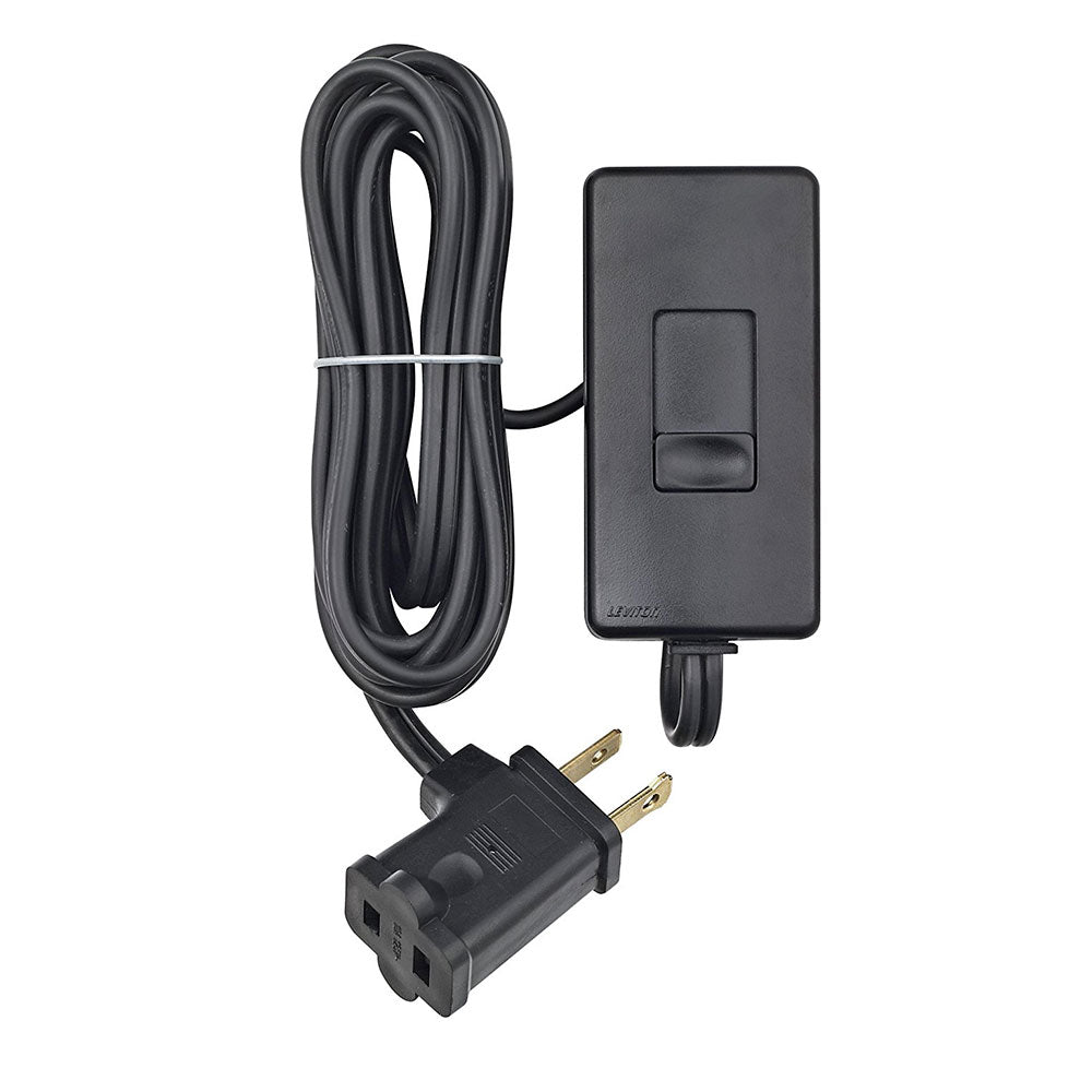 UNIV BK TABLE DIMMER/6'CORD 300w INCAN/150w CFL LED/BLACK