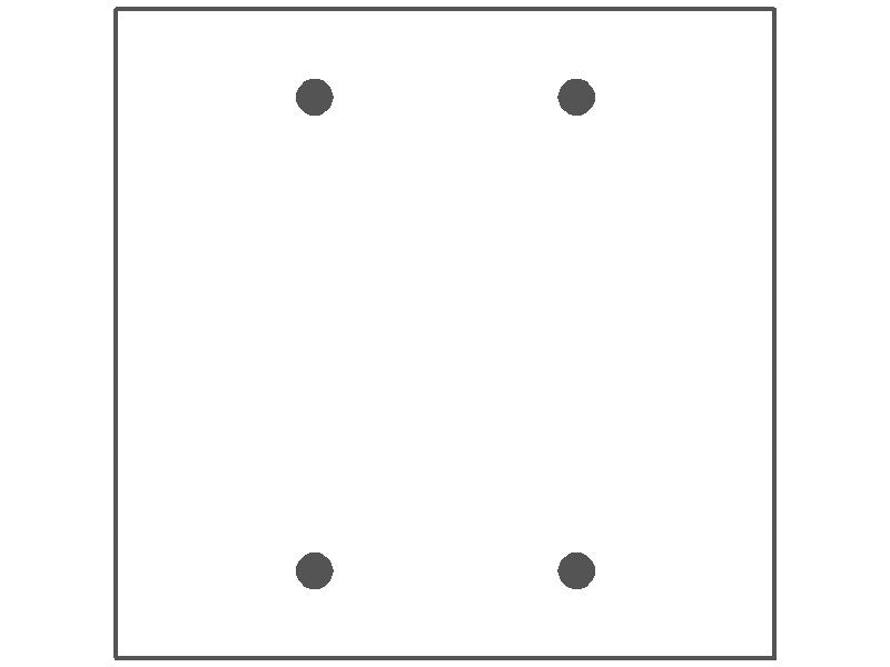 2G WHT BLANK PLATE