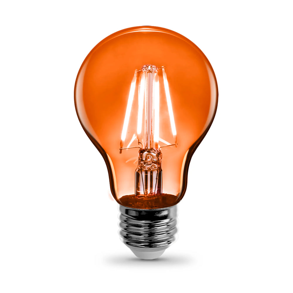 4.5W A19 ORANGE LED FILAMENT LIGHT BULB