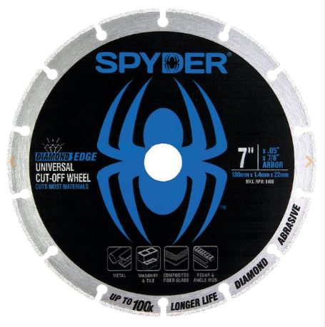 7" DIAMOND CUT OFF WHEEL 100X LONGER LIFE