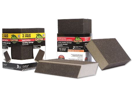 3"x5"x1"JUMBO SANDING SPONGE ALL-PURPOSE COARSE/MEDIUM 3PK.