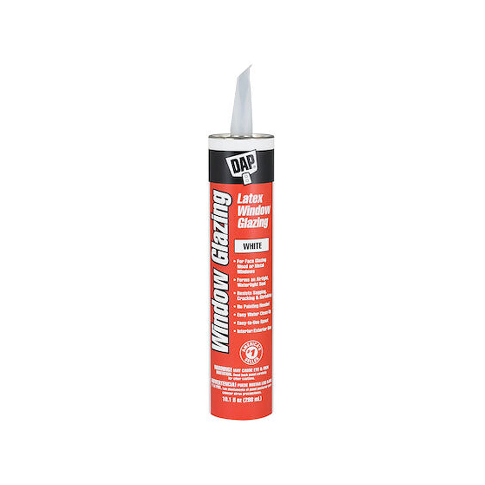 10.1 FL OZ WHITE LATEX WINDOW GLAZING