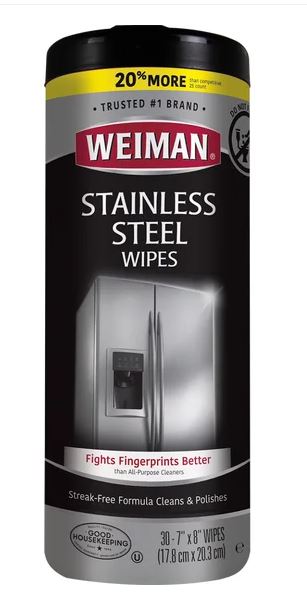 STAINLESS STEEL WIPES 30ct 3.15#