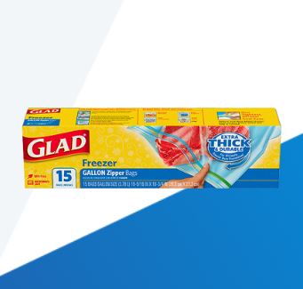 GLAD 30CT KITCHEN PRO W/GAIN 15/cs 12.4#