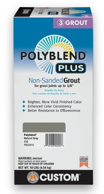 10# SNOW WHT NON-SAND GROUT 44# PER CASE OF 4EA