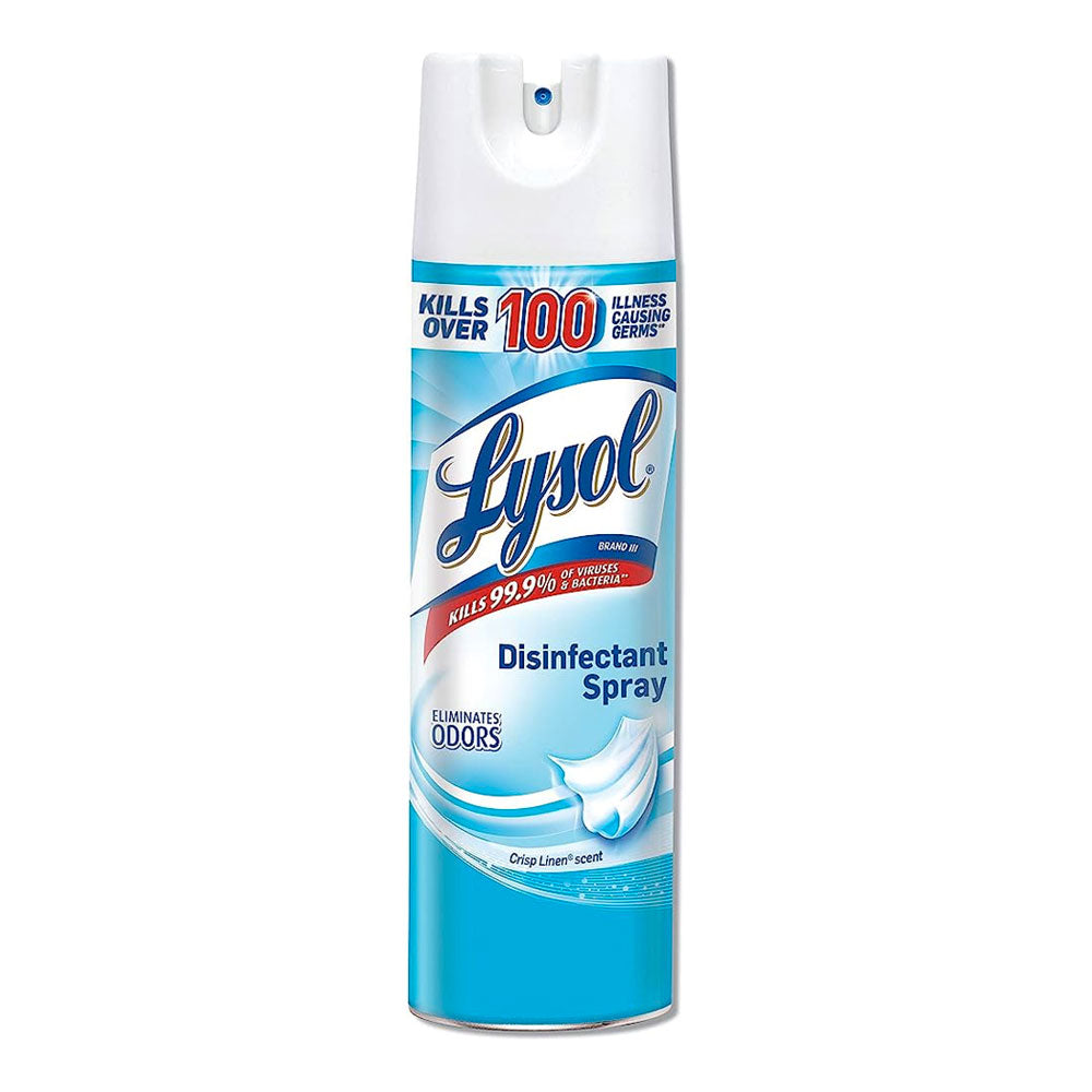 19 OZ. LYSOL CRISP LINEN DISINFECTANT SPRAY