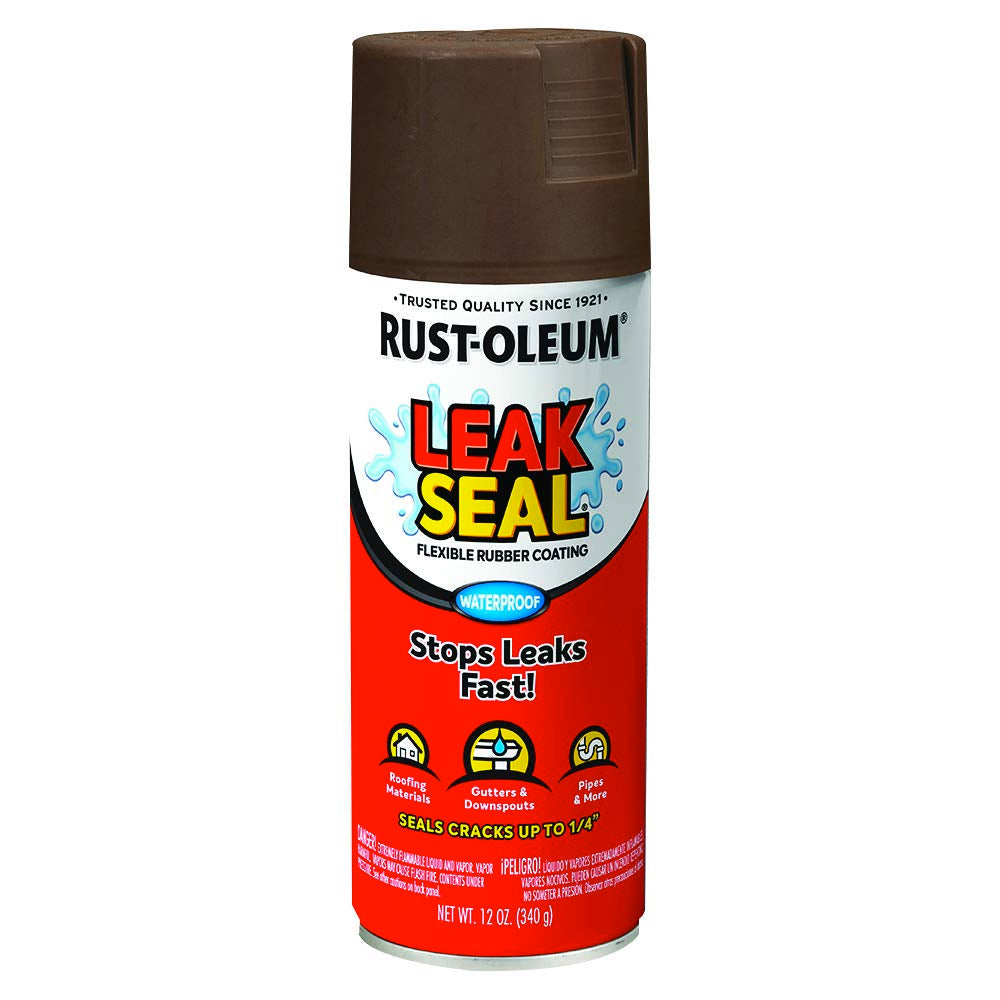 12 OZ. LEAKSEAL SPRAY, BROWN