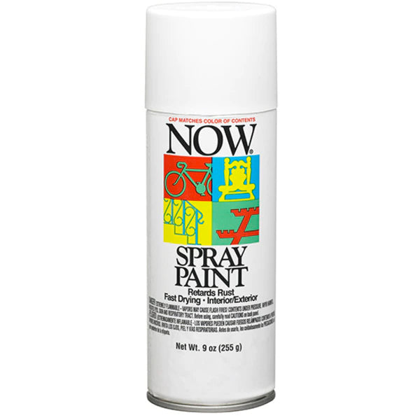 <R> 9oz GLOSS WHITE SPRAY PAIN