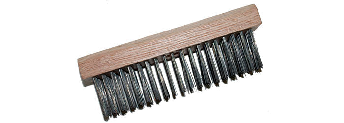 STR. BLOCK WIRE BRUSH 6x19 ROWS