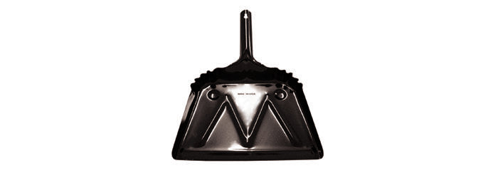 12" METAL DUST PAN-BEVEL EDGE
