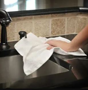 12pk TERRY TOWEL WHITE (BAGGED14"x17" TOWEL SIZE