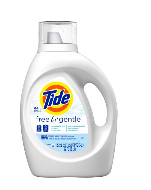 92OZ TIDE FREE & GENTLE 28.250# C/S