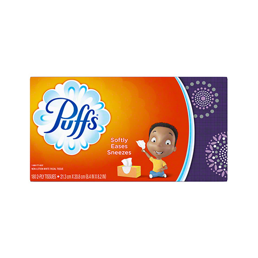 PUFFS EVERYDAY FACIAL TISSUE - 180 COUNT 24/CS