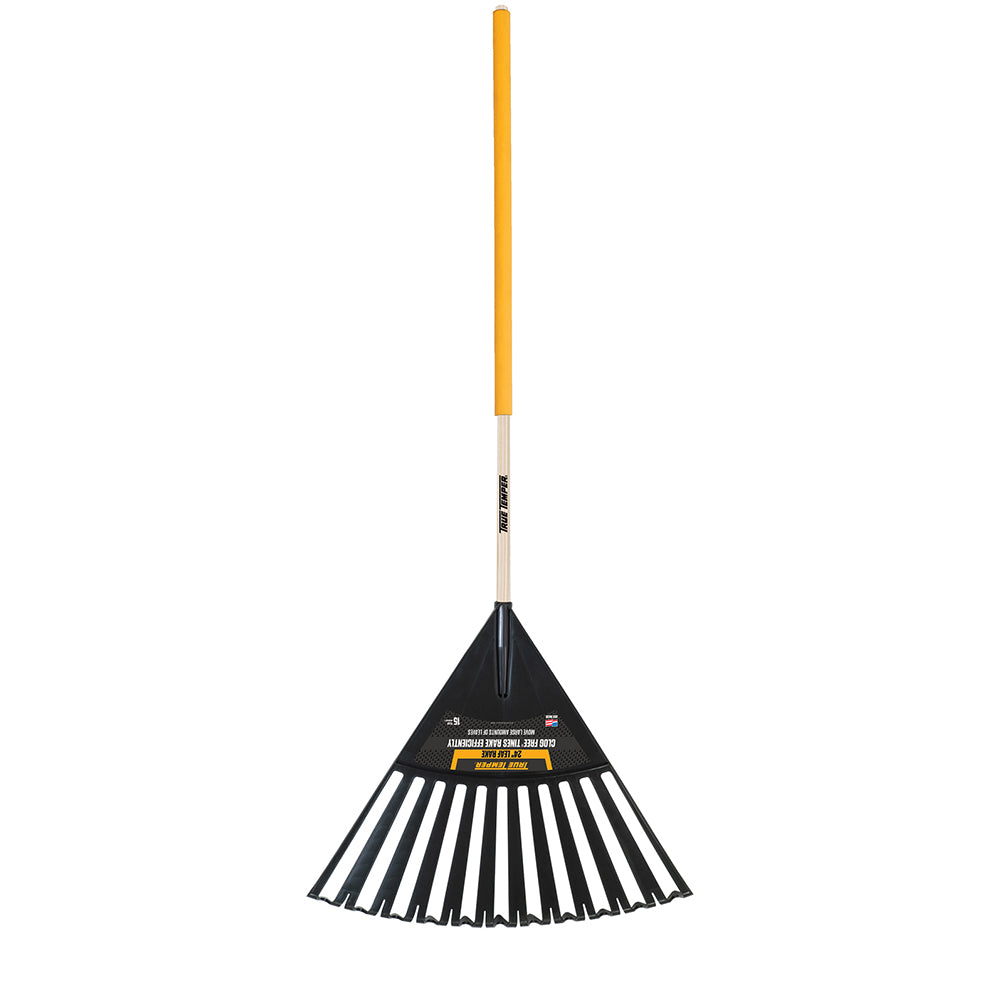 24" BOTANICA CLOG-FREE POLY LEAF RAKE