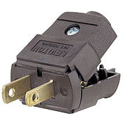 15a BN CLAMP LD PLUG-125v2P2W CLAMPTITE/LITE DUTY/POLARIZED