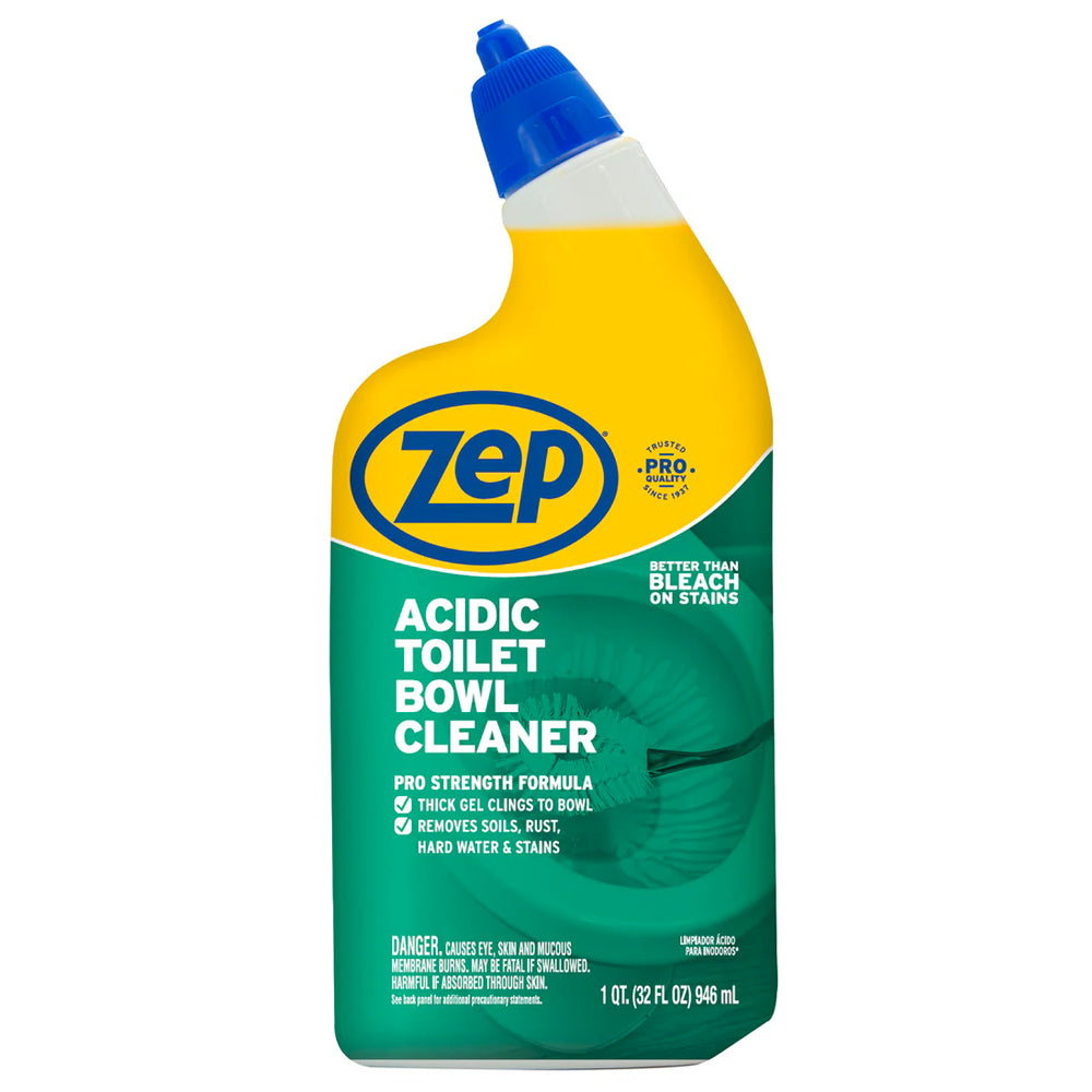 <F> 32 OZ. ZEP ACIDIC TOILET  BOWL CLEANER