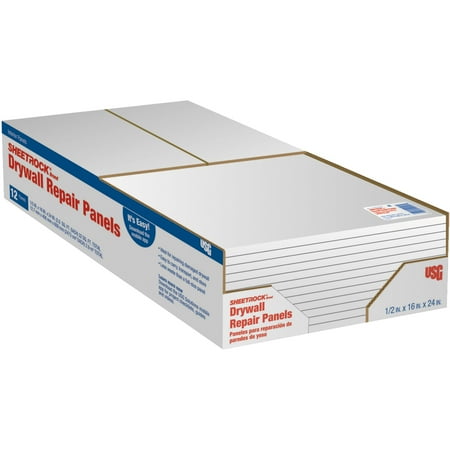 <C> 16x24" DRYWALL PANEL 1/2" FOR REPAIRS 576=PALLET