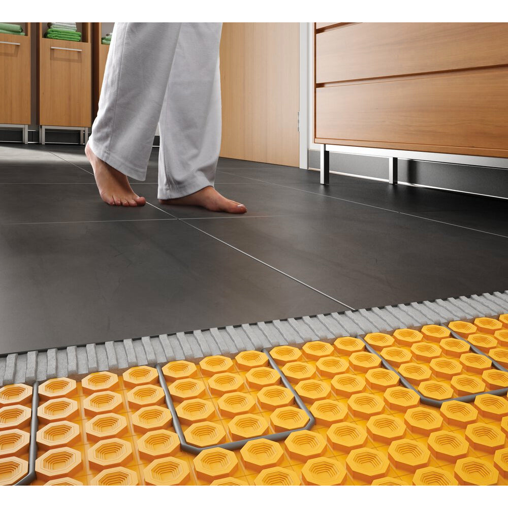 DITRA-HEAT MEMBRANE SHEET     3'2-5/8" X 2'7-3/8" = 8.4 SF