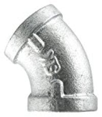 <C> 11/4" GALV. 45 ELBOW
