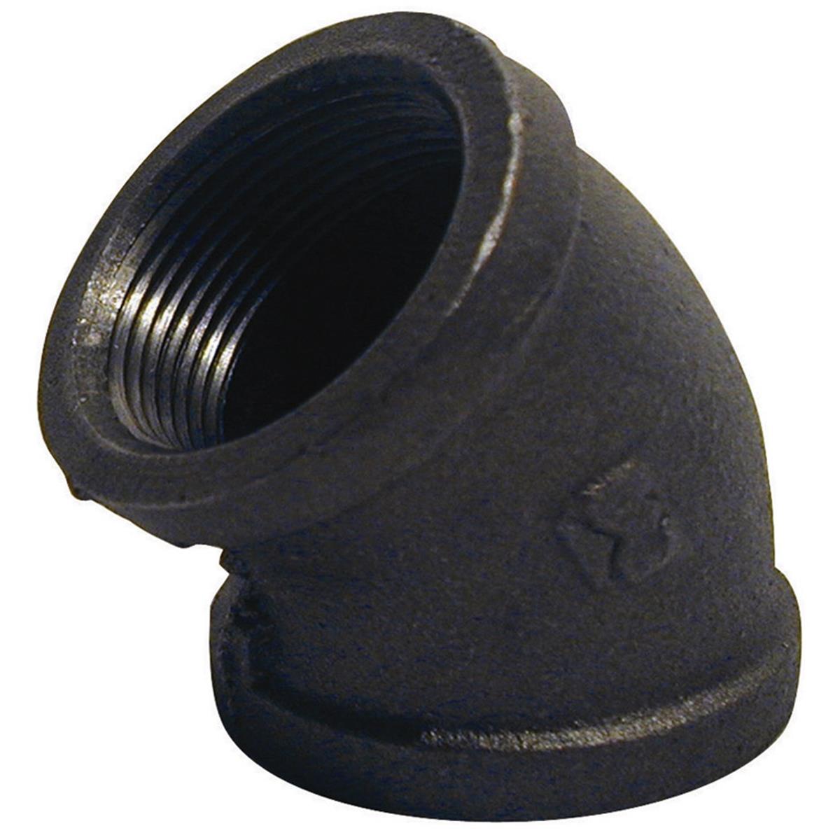 3/8" BLK 45 ELBOW