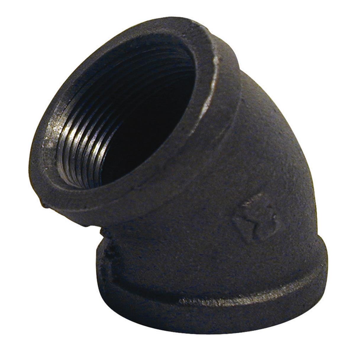 2" BLK 45 ELBOW