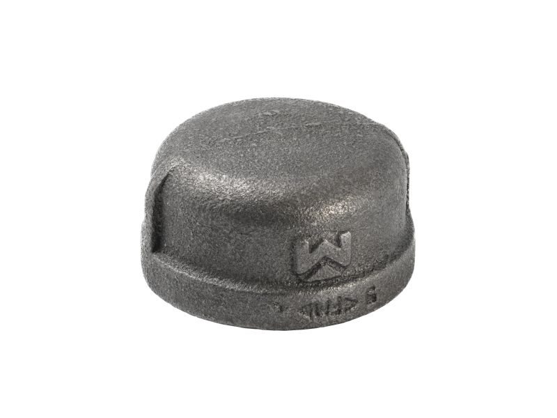 11/2" BLK CAP