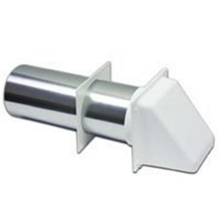 3" WHITE PLASTIC DRYER VENT   VH31
