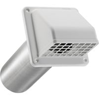 4" WHT PLAS VENT HOOD