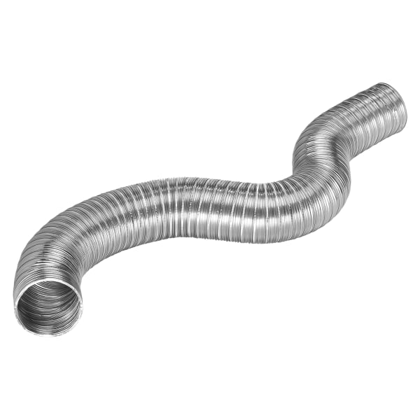3"x8'SEMI-RIGID DUCT-AL W/CLMPALUMINUM W/WORM GEAR CLAMP